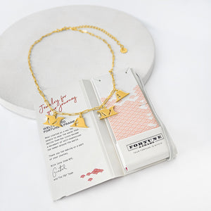 MAMA Letters Necklace - Gold